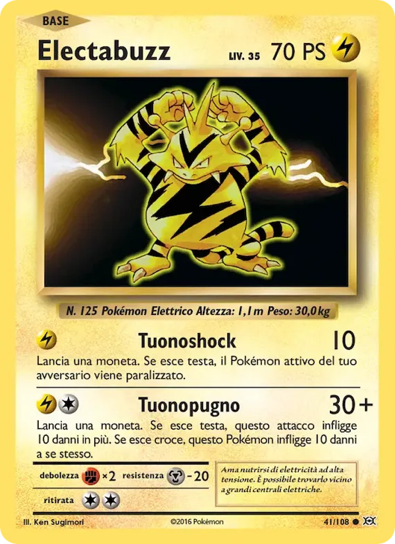 Electabuzz 41 – Evoluzioni