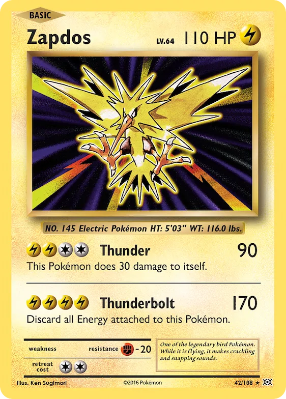 Zapdos #42 – Evolutions