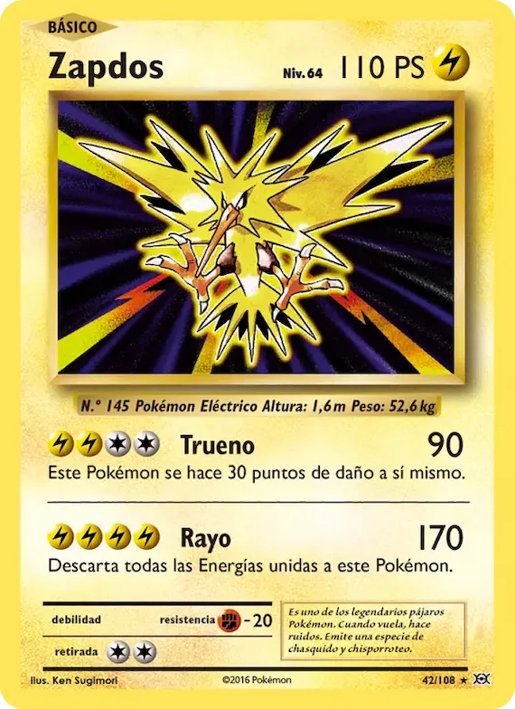 Zapdos 42 – Evoluciones