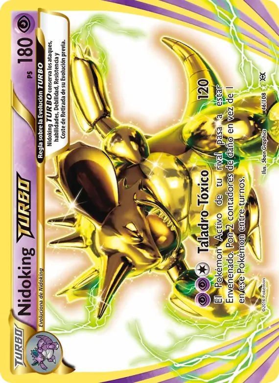 Nidoking TURBO 46 – Evoluciones