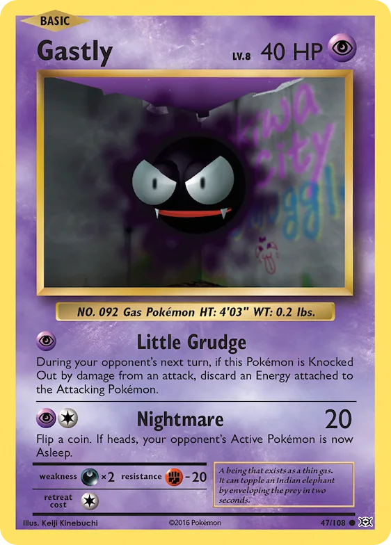 Gastly 47 – Evoluções