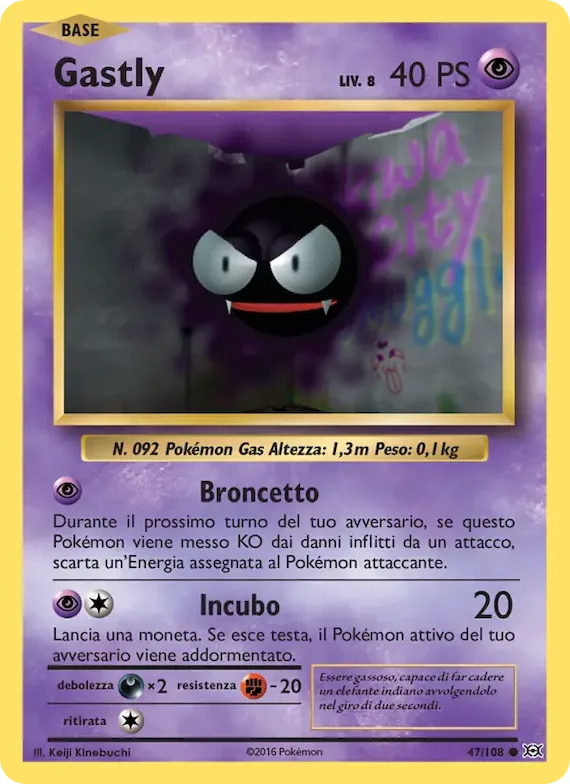 Gastly 47 – Evoluzioni