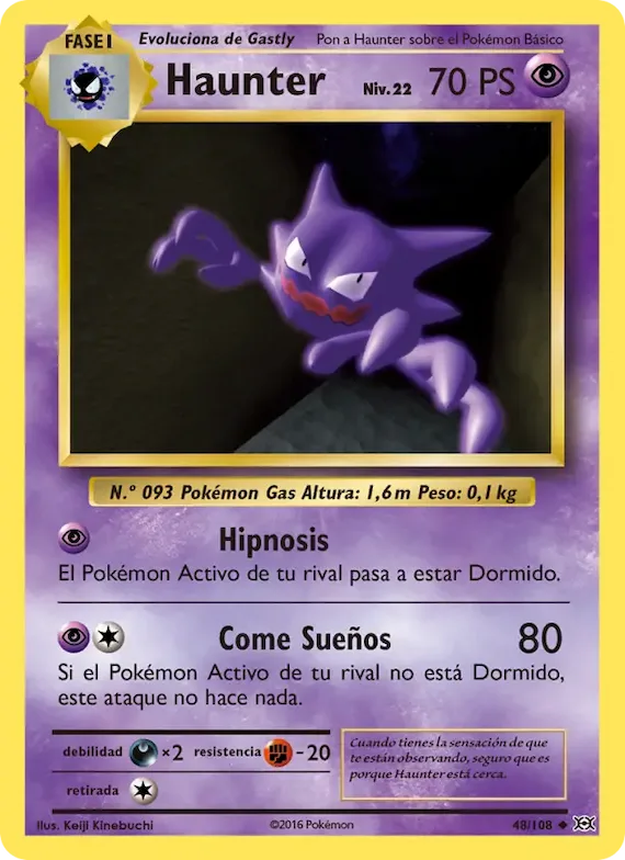 Haunter 48 – Evoluciones