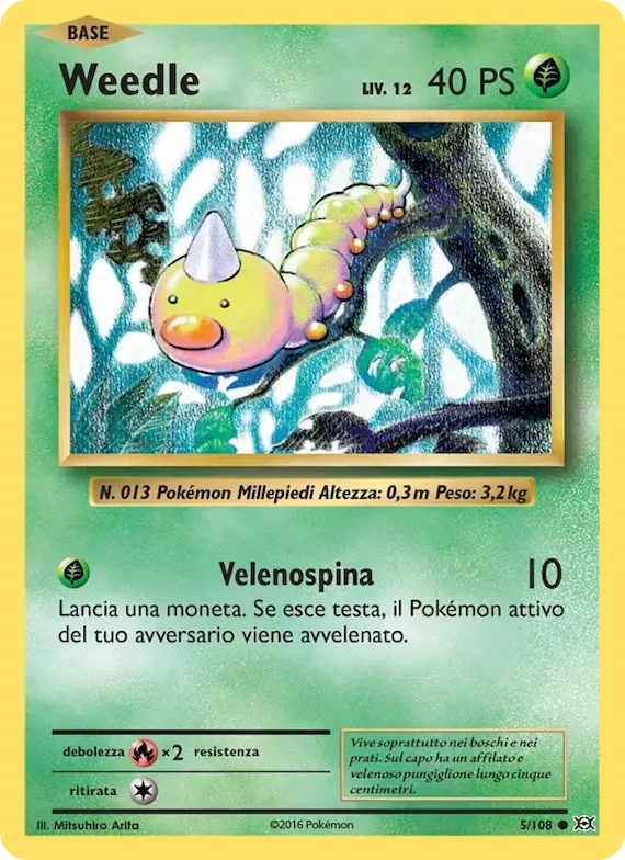Weedle 5 – Evoluzioni