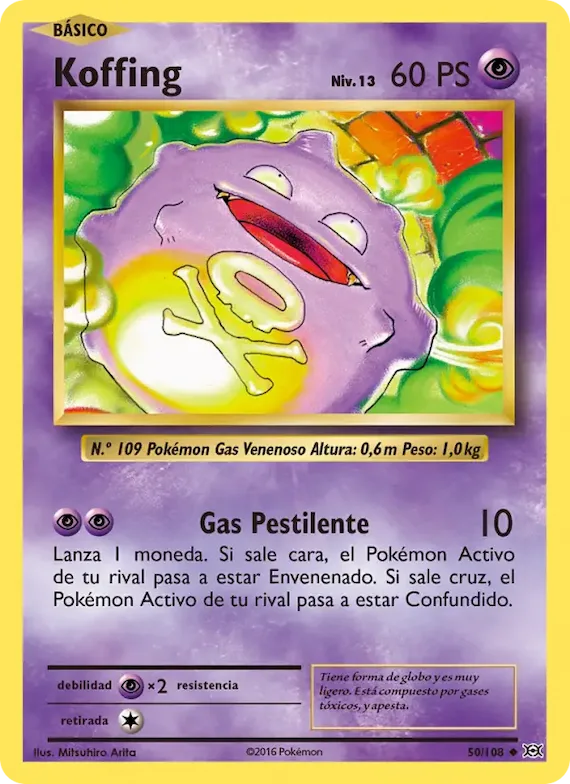 Koffing 50 – Evoluciones