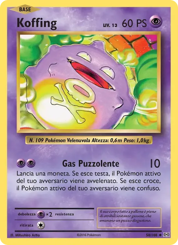 Koffing 50 – Evoluzioni