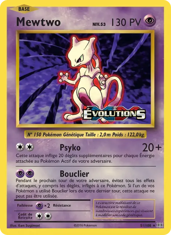 Mewtwo 51 – Évolutions
