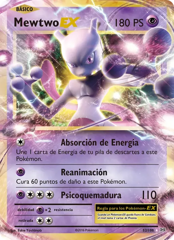 Mewtwo EX 52 – Evoluciones