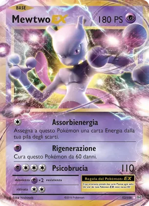 Mewtwo EX 52 – Evoluzioni