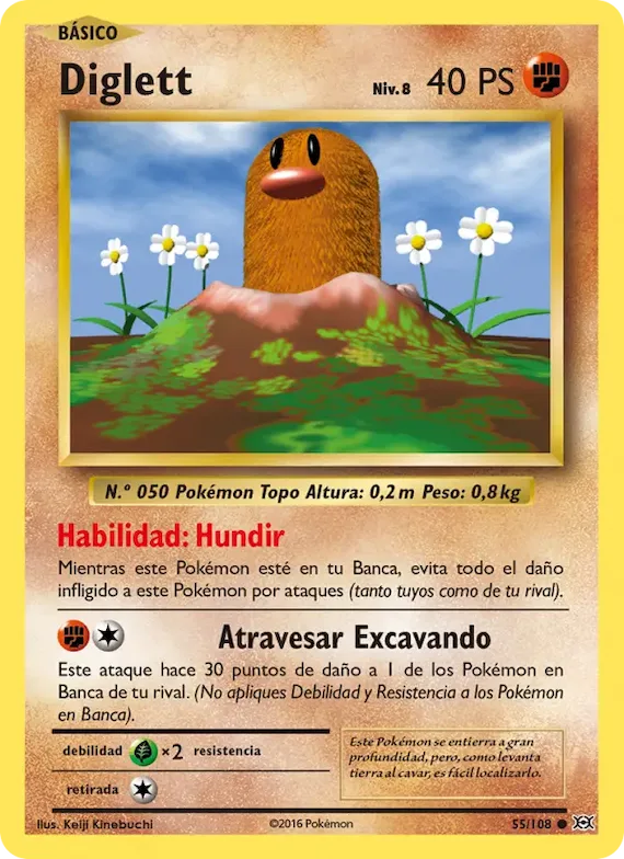 Diglett 55 – Evoluciones