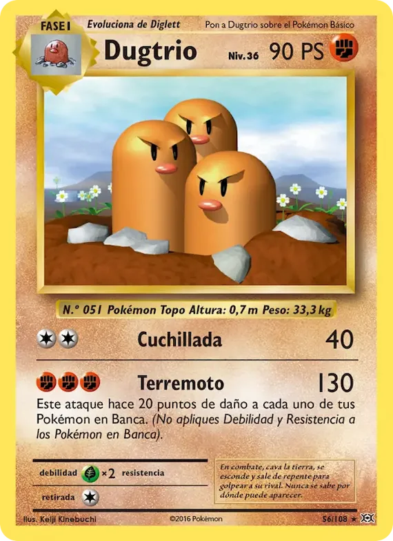 Dugtrio 56 – Evoluciones