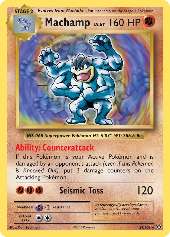 Machamp #59 – Evolutions