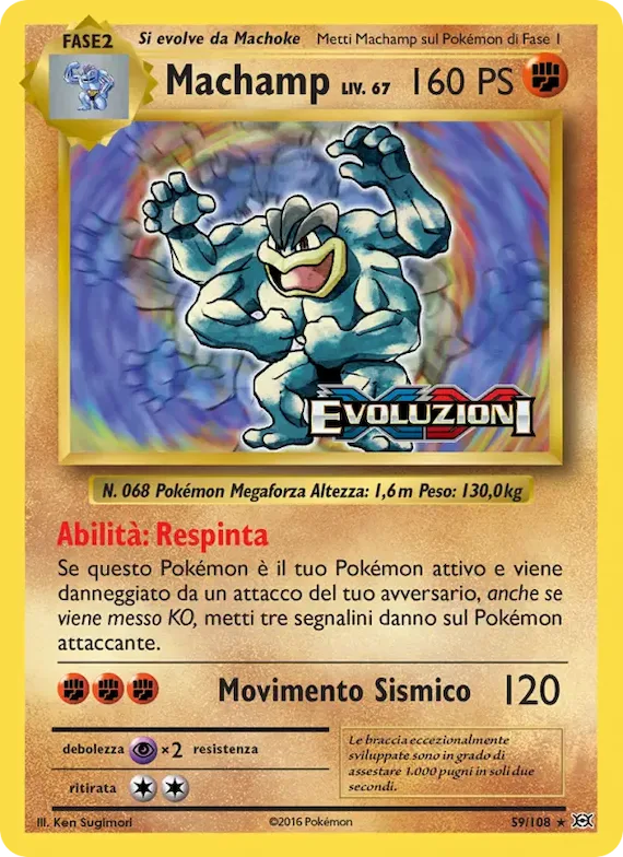 Machamp 59 – Evoluzioni