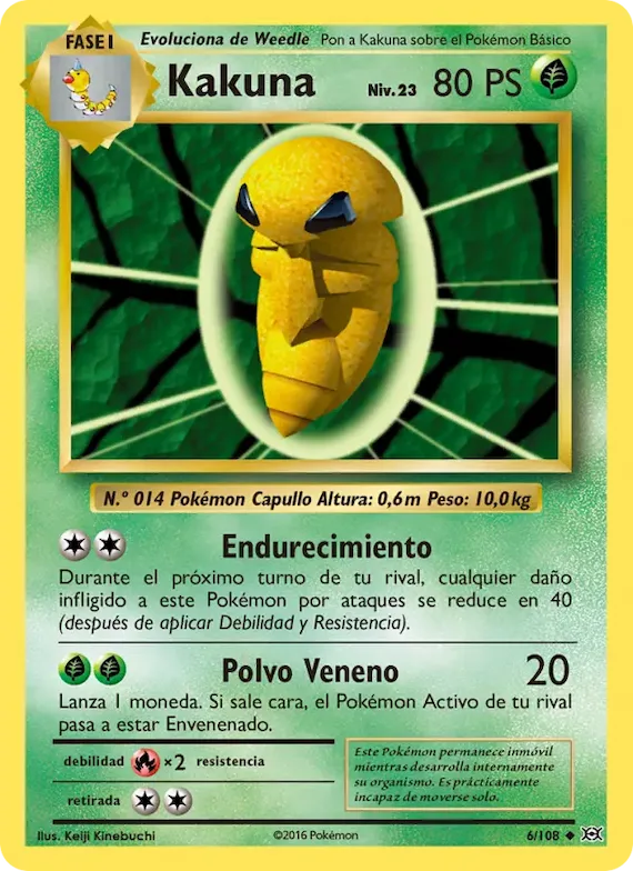 Kakuna 6 – Evoluciones