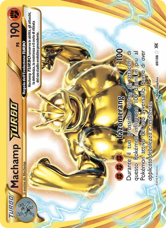 Machamp TURBO 60 – Evoluzioni