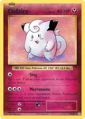 Clefairy #63 – Evolutions