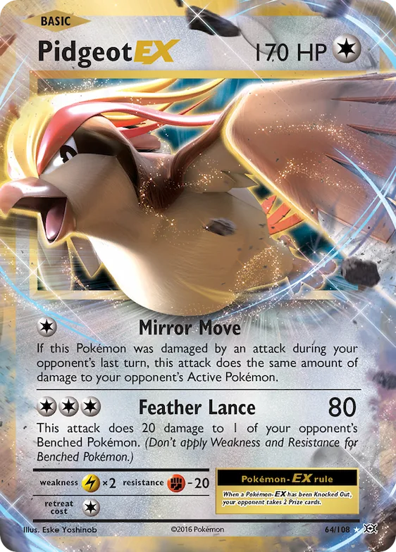 Pidgeot-EX #64 – Evolutions