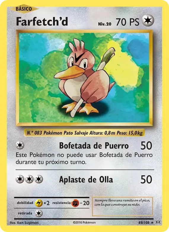 Farfetch'd 68 – Evoluciones