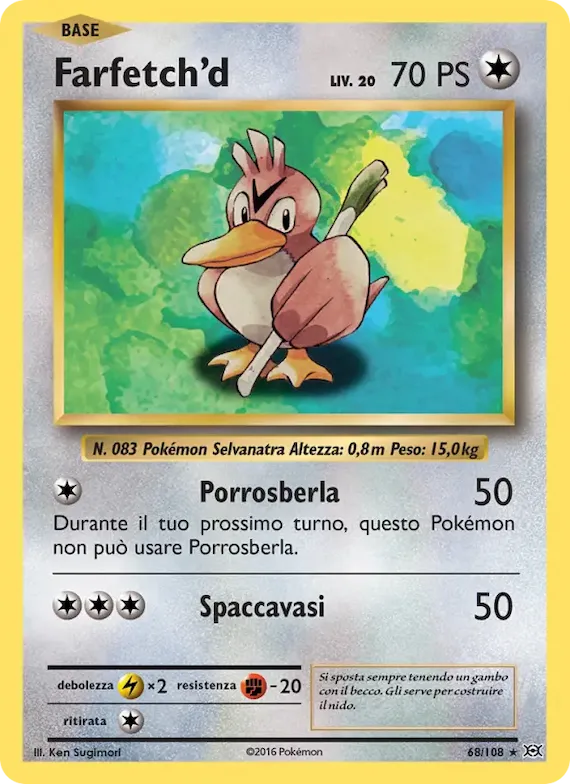 Farfetch'd 68 – Evoluzioni