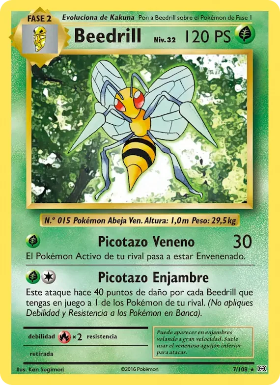 Beedrill 7 – Evoluciones
