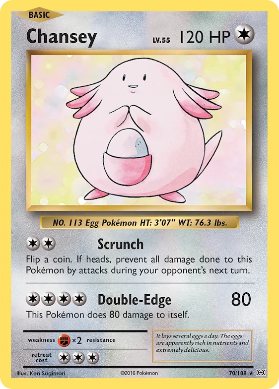 Chansey #70 – Evolutions