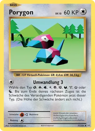 Porygon Nr. 71 – Evolutions