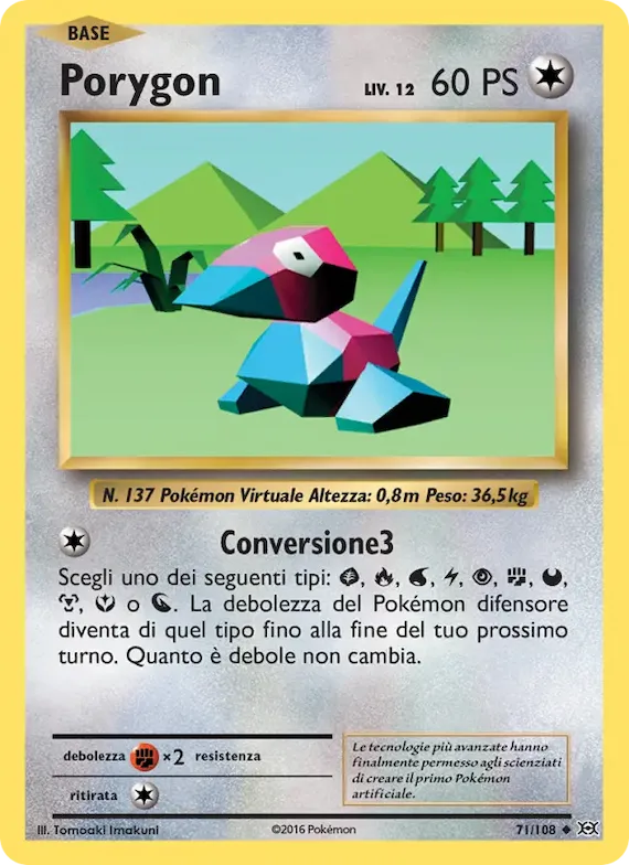 Porygon 71 – Evoluzioni