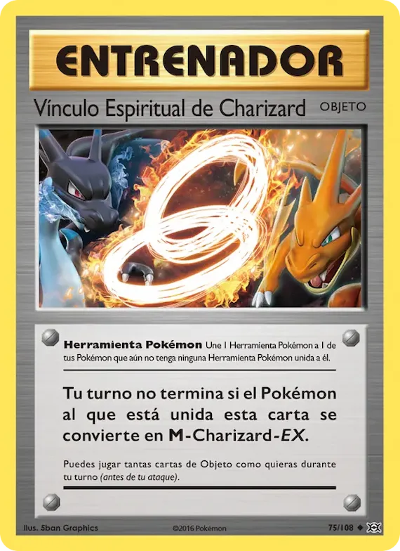 Vínculo Espiritual de Charizard 75 – Evoluciones
