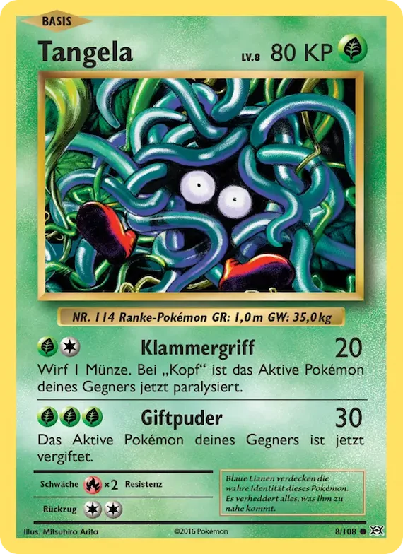 Tangela 8 – Evolution