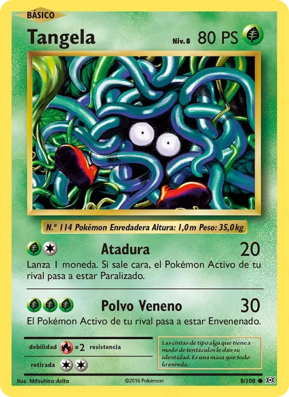 Tangela 8 – Evoluciones