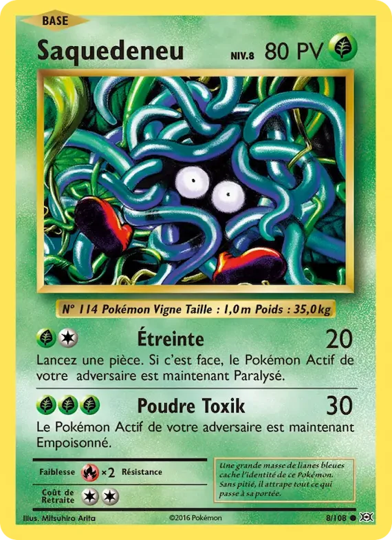 Saquedeneu 8 – Évolutions