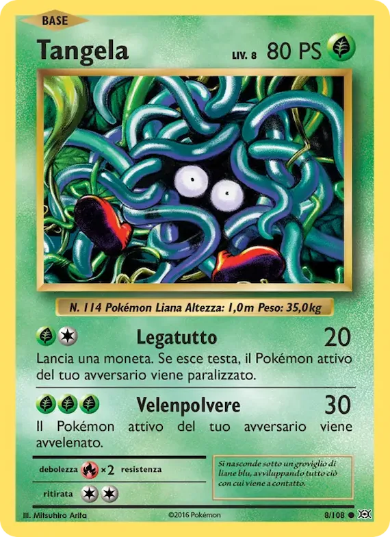 Tangela 8 – Evoluzioni