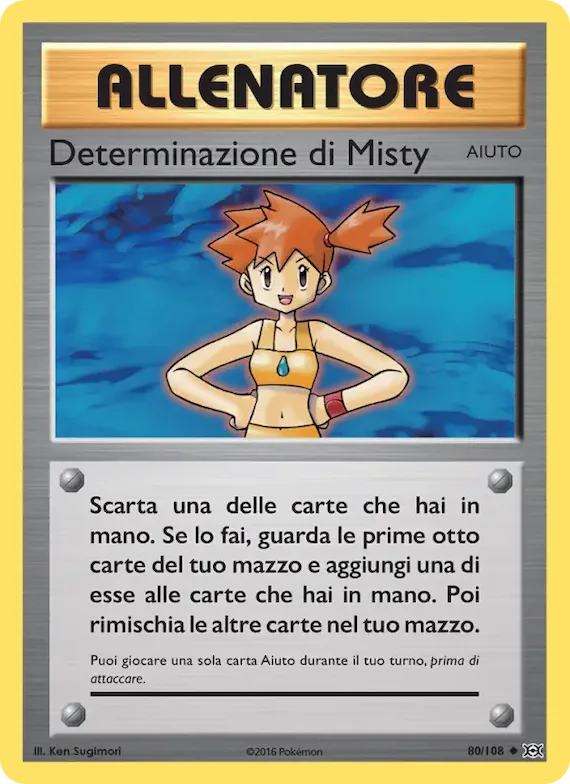 Determinazione di Misty 80 – Evoluzioni
