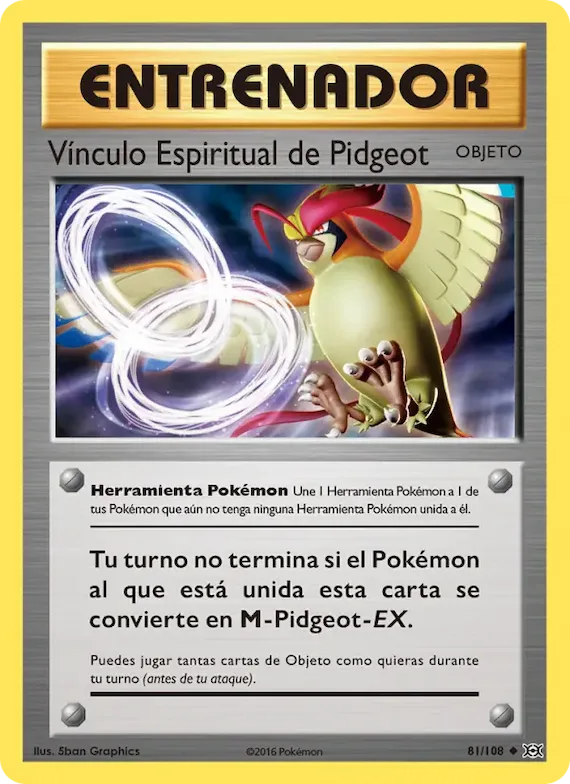 Vínculo Espiritual de Pidgeot 81 – Evoluciones