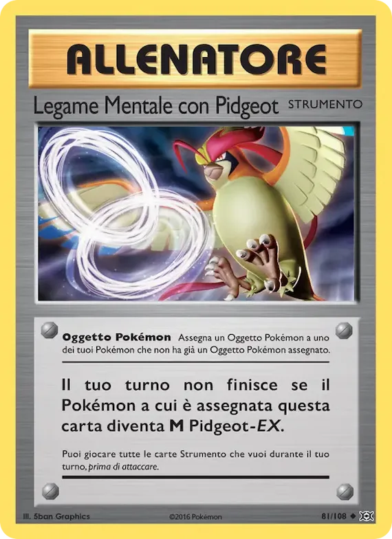 Legame Mentale con Pidgeot 81 – Evoluzioni