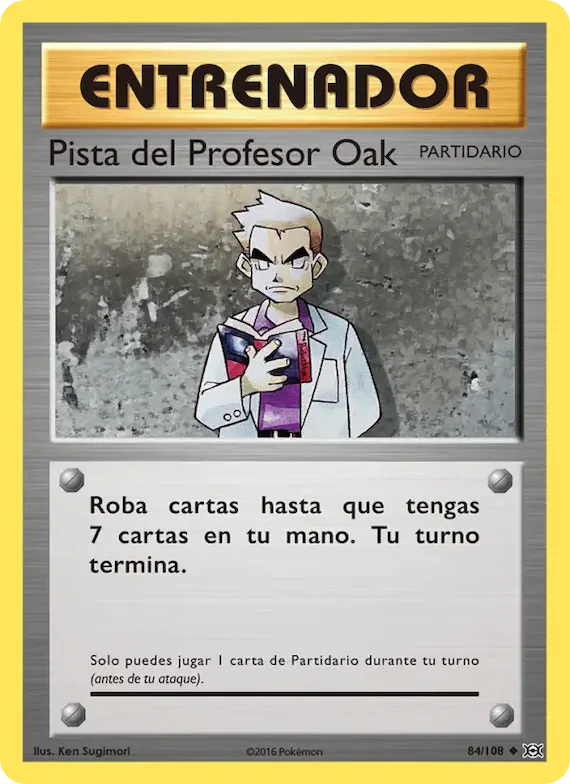 Pista del Profesor Oak 84 – Evoluciones