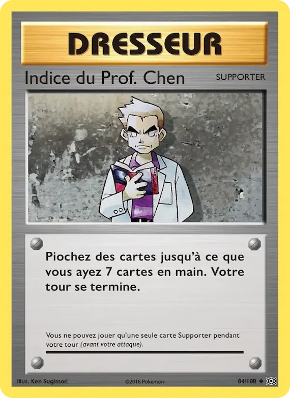 Indice du Prof. Chen 84 – Évolutions