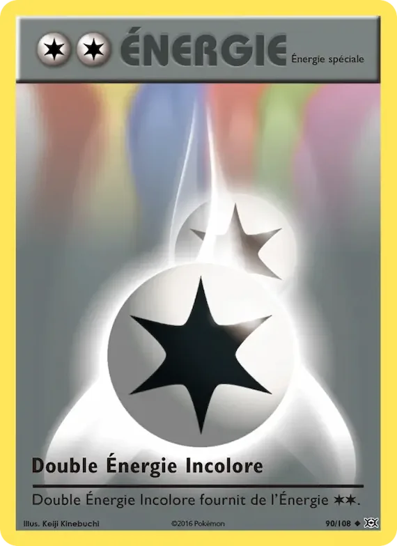 Double Énergie Incolore 90 – Évolutions