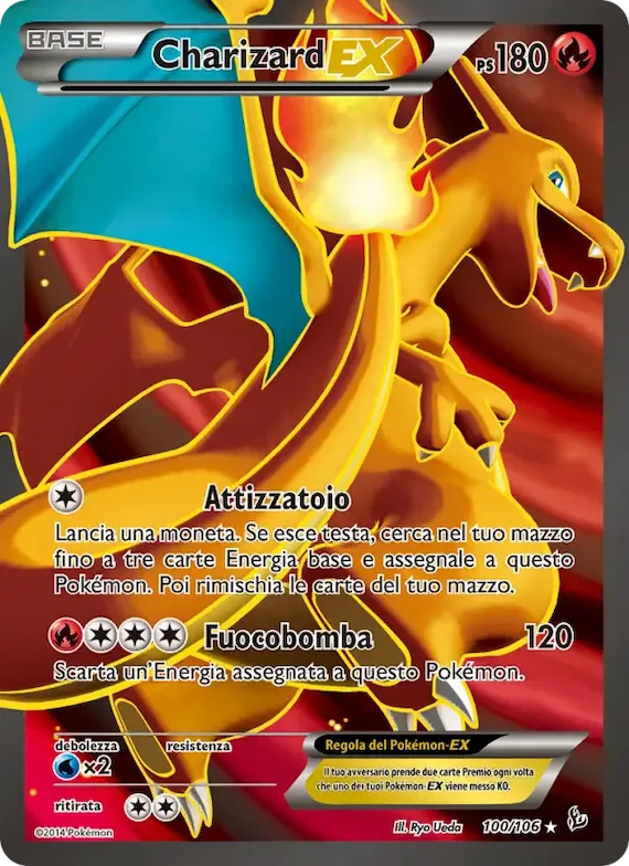 Charizard EX 100 – Fuoco Infernale