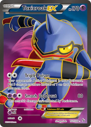 Toxicroak-EX #102 – Flashfire