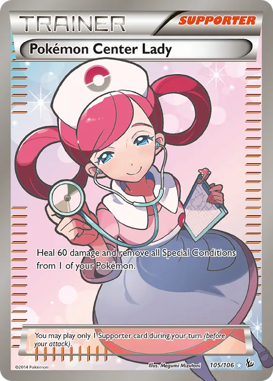 Pokémon Center Lady #105 – Flashfire