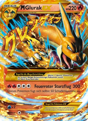 M-Glurak EX 107 – Flammenmeer