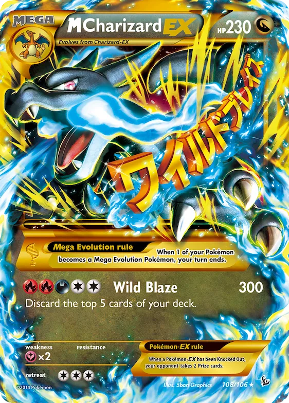M Charizard-EX #108 – Flashfire