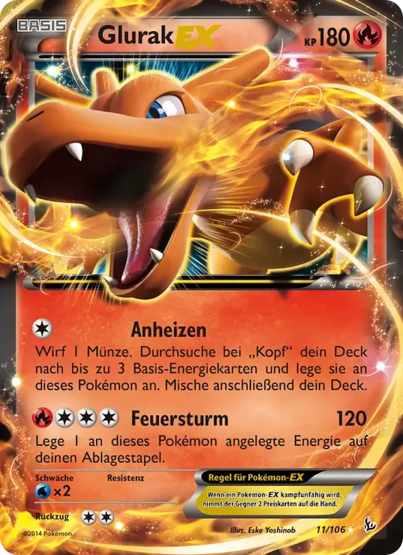 Glurak EX 11 – Flammenmeer