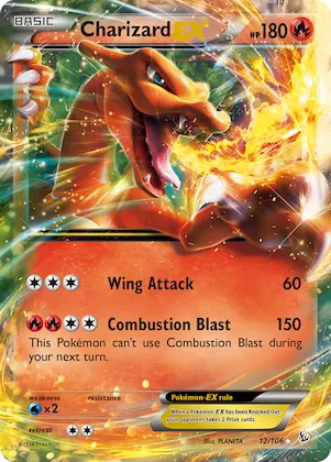 Charizard EX 12 – Flash de Fogo