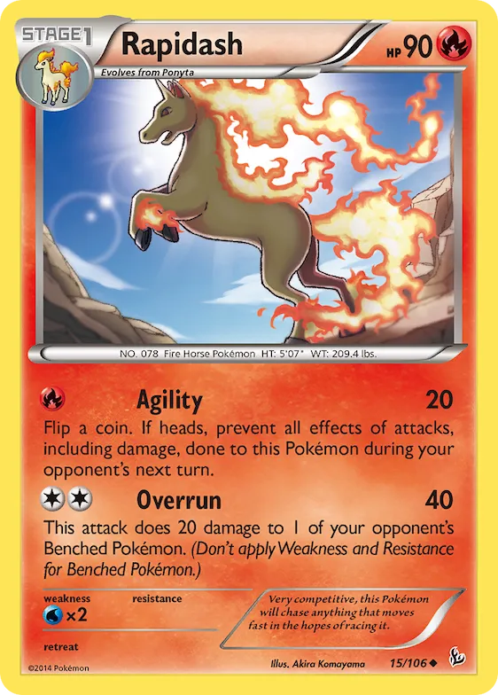 Rapidash #15 – Flashfire