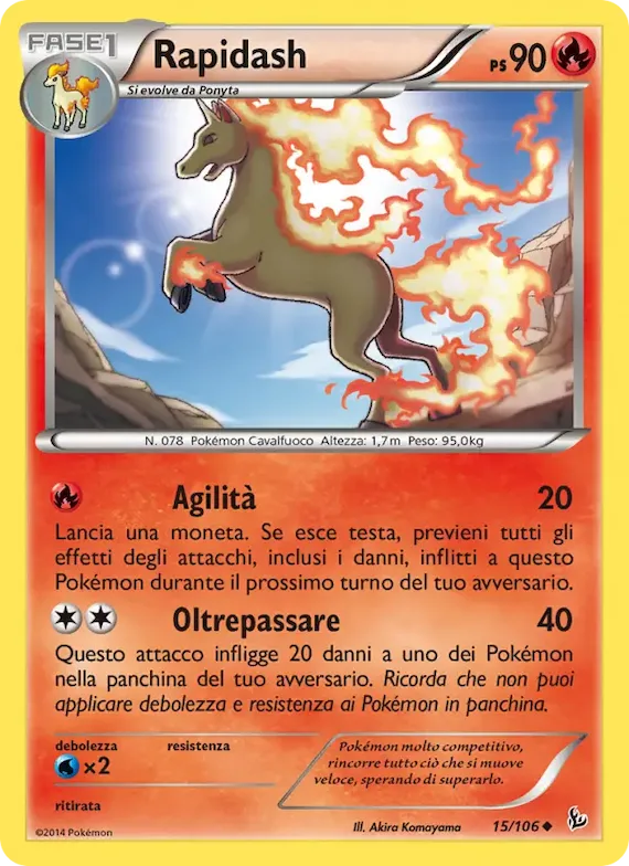 Rapidash 15 – Fuoco Infernale