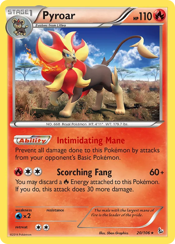 Pyroar #20 – Flashfire