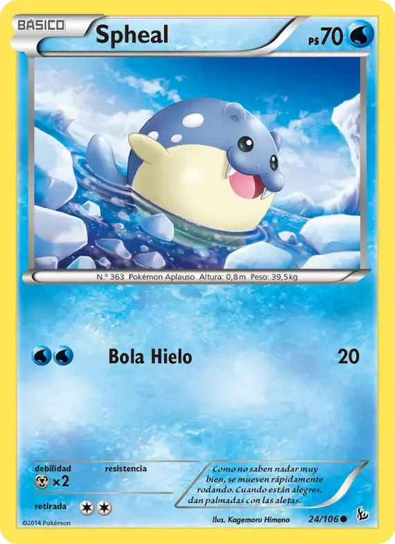 Spheal 24 – Destellos de Fuego