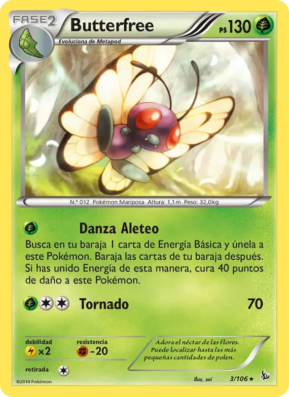 Butterfree 3 – Destellos de Fuego